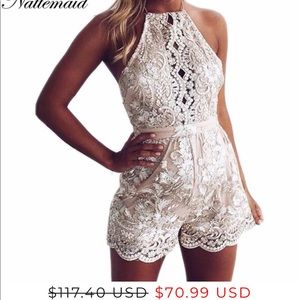 Like new gold romper